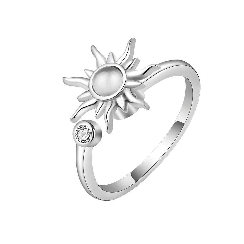 Silver Sun Ring