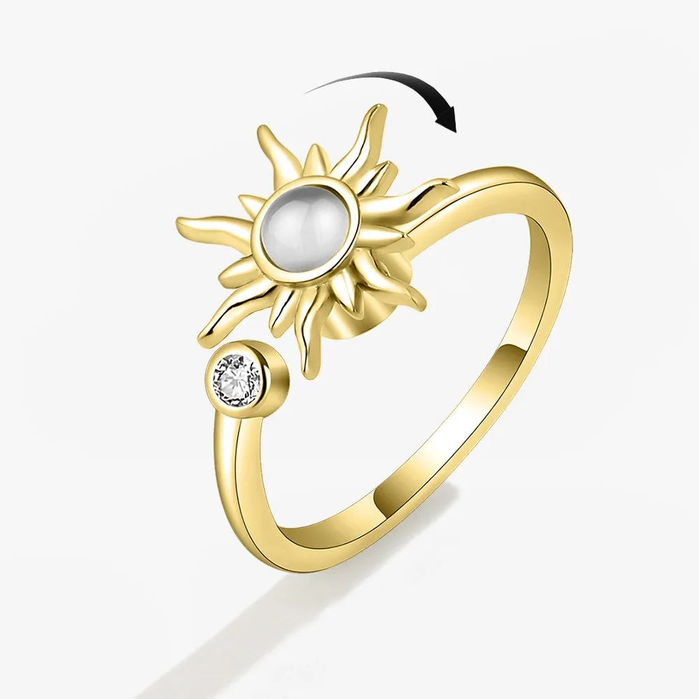 Gold Classic Daisy Bloom Ring