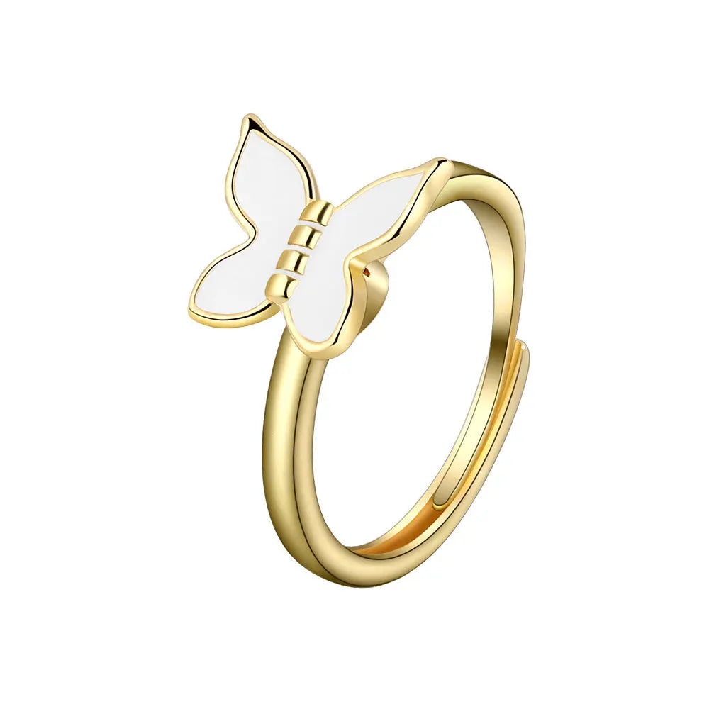 Golden Butterfly Ring