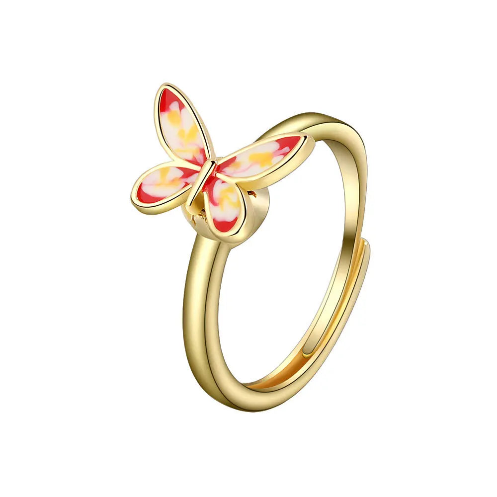 Gold Butterfly Grace Ring