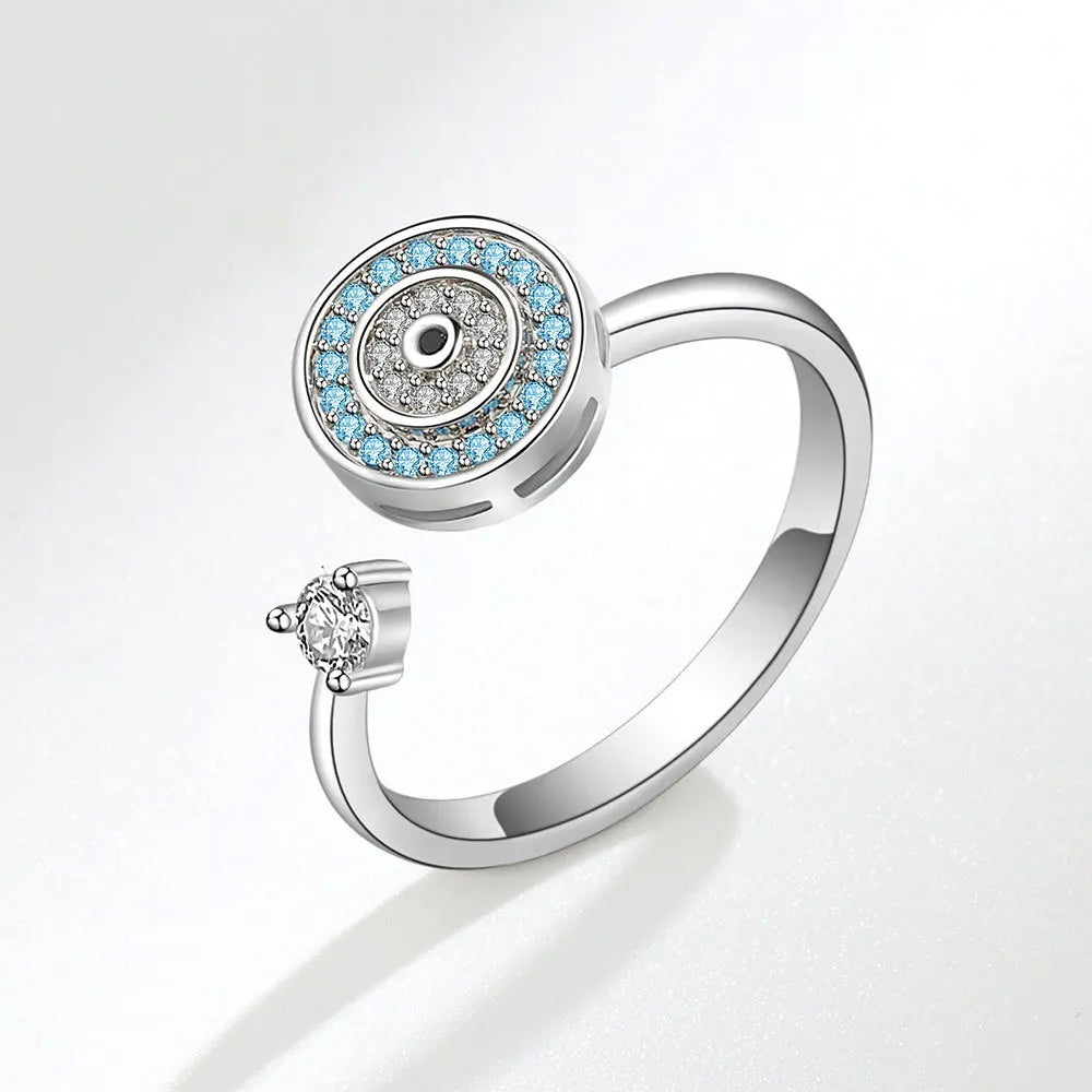 Silver Minimal Circle Ring